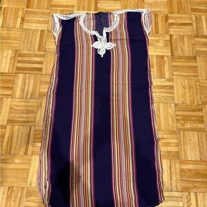 5/15$ Striped Purple and White kaftan dress​​